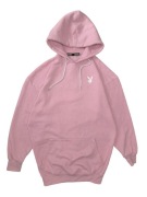 Rózowa Bluza z Kapturem Missguinded x Playboy nadruk retro vintage 90s