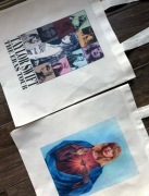 2 Torebki torby tote bags materiał non woven Taylor swift zestaw eras tour 