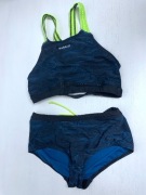 2 częściowy Strój kąpielowy, sportowy STAN bdb / rozm S