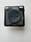 Gniazdko pojedyncze bryzgoszczelne z uziemieniem OSPEL AS