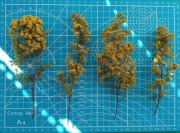 Drzewo z komosy ciernistej. Rozmiar: mały, kolor żółto-zielone