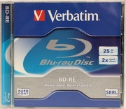 Verbatim BD-RE. 25 GB. HARD COAT / SERL. 10 sztuk.