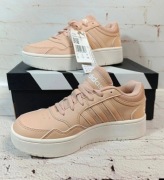 Adidas Hoops 3.0 Bold Sneakersy Damskie beżowe Różowe Syntetyczne