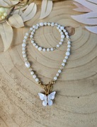 Naszyjnik Choker z Kamieni Naturalnych Agat Kryształ Górski Jadeit Masa 