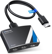 NewCare Rozdzielacz HDMI 4K 1 w 3 Out HDMI rozdzielacz czarny