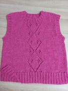 Kamizelka w kolorze fuksji