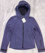 Kurtka softshell z kapturem C&A TechLove EU 152 fioletowa