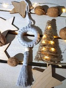 Ozdoba świąteczna w stylu Boho, eko bombka 031