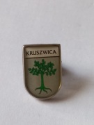 Herb miasta i gmina Kruszwica przypinka pin odznaka wpinka