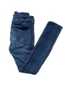 Hollister młodzieżowe spodnie jeans z dziurami r W25 L26 pas 60-68cm.