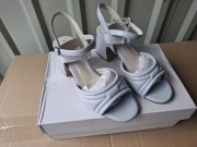 Jasnoniebieskie Sandałki Na słupku Damskie s.Oliver r.36