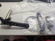 Korba z Supportem | Prowheel Fatbike Crankset Claw-100/120 Shaft 176