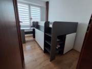 Łóżko piętrowe biurko komoda z szufladami EMI