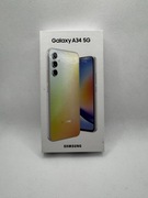 Samsung A34 5G – 6/128 GB – stan bardzo dobry - Kolor Awesome Silver