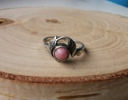 Srebrny pierścionek Warmet Agat Kłodzko z rodonitem