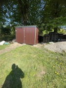 Garaż blaszany 3x5 II gatunek blachy. 