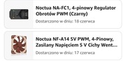 zestaw kontroler Noctua NA-FC1 i wentylator Noctua NF-A14 5V PWM USB