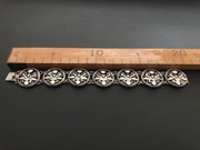 Art Nouveau Piekna Stara Srebrna Bransoletka.