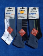 ZESTAW WIELOKOLOROWYCH SKARPET ELTOM SPORTLINE 39-41 UNISEX