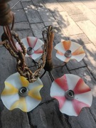 Żyrandol z okresu PRL 