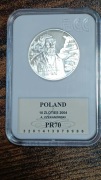 10zł Aleksander Czekanowski 2004 SREBRO grading PR70