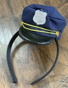 Opaska na włosy policjantka kostium halloween karnawał