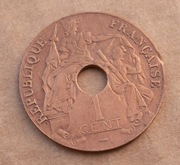 Indochiny Francuskie 1 cent 1923