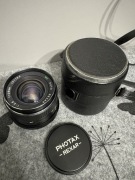 Obiektyw Photax-Rexar MC Auto 28mm f/2.8, Zestaw z futerałem