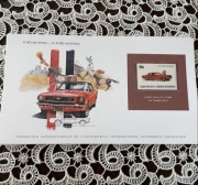 Unikat znaczek w etui z 1983 roku Ford Mustang 1964