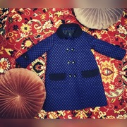 Płaszczyk hand made dla dziewczynki, rozm 116-122