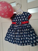 Sukienka na roczek okolicznościowa 80 śliczna 