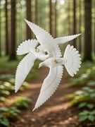 Białe Turkawki z haczykami