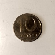 Moneta 10 zł PRL 1989-90