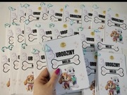 Książeczki urodzinowe PSI PATROL PAW PATROL