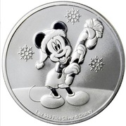 Srebrna moneta Niue: Disney - Mickey Myszka Miki 2020 r.