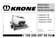 Katalog części prasy Krone Comprima F 125, F 155, 