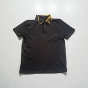 Versace polo czarna | złote detale | NFC Medusa | 2XL