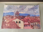 Obraz na płótnie - Dachy nowy (33)