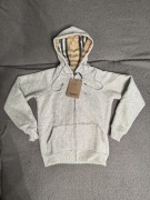 Szara bluza Burberry rozpinana