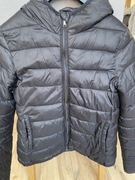 Kurtka PULL&BEAR czarna XS-S kaptur damska