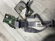 Dysk twardy IBM 9.1 Ultra3 SCSI + Adapter AHA 2940U2B + taśma łącząca
