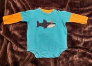 używane body długi rękaw rozmiar z metki 6M 68 cm