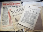 Faksymile różne zestaw