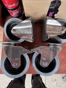 Zestaw kół obrotowych Blickle 4 szt 160x50 nierdzewne 