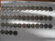 Kanada 5 centów 1963-2016r różne roczniki.