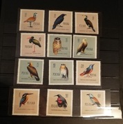 1960r. Ptaki chronione w Polsce, seria 12 znacz. 