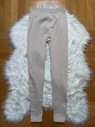 Leginsy damskie jasny beż thermolegginsy