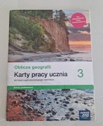 Oblicza geografii 3 Karta pracy prawie uzupełniona