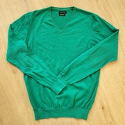 śliczny zielony sweter Massimo Dutti r  S