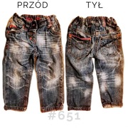 Jeansy spodnie jeansowe Next 1,5-2lata 18-24 miesiące 86-92cm 